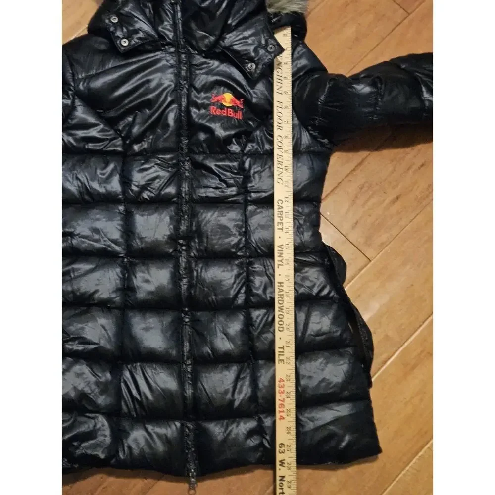 Red Bull Wings Team Collection Ladies Size Large Puffer Jacket Hooded EUC - Picture 14 of 14